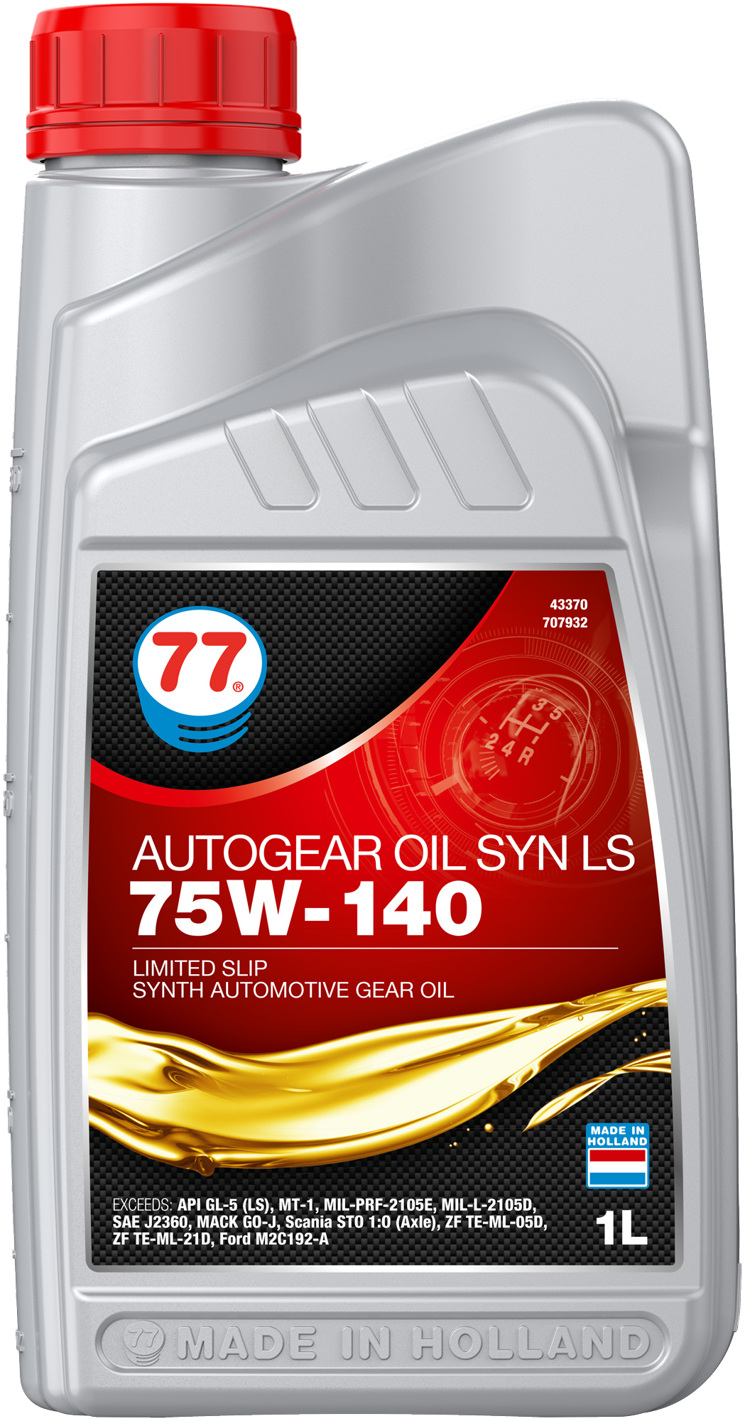 AUTOGEAR OIL SYN LS 75W-140