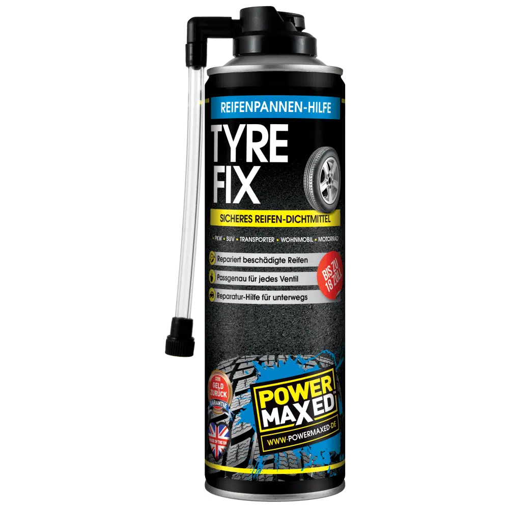 Tyre Fix – Reifendichtmittel Auto bis 18 Zoll